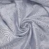 BROCADE  ROSE FLORAL SILVER