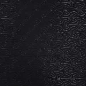 BROCADE 3D SPARKLE STAR GEOMETRIC BLACK