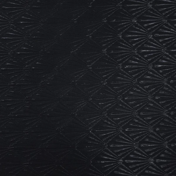 BROCADE 3D SPARKLE STAR GEOMETRIC BLACK