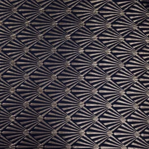 BROCADE 3D SPARKLE STAR GEOMETRIC NAVY n GOLD