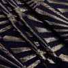 BROCADE 3D SPARKLE STAR GEOMETRIC NAVY n GOLD