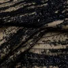 BROCADE PARIS 3D TIE DYED DES D NAVY GOLD BLACK