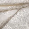 BROCADE PUFF EMBOSSING IVORY4 FLORAL DESIGN
