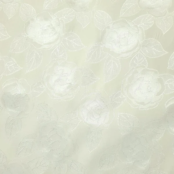 BROCADE PUFF EMBOSSING ROSE CREAM