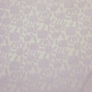 BROCADE PUFF EMBOSSING SMALL FLORAL LILAC
