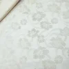 BROCADE  MTLC STRIPE FLORAL IVORY