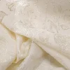 BROCADE LUREX LEAF IVORY
