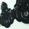 BRIDAL TRIM FLORAL(BL) BLACK