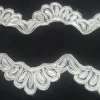 BRIDAL CORDED LACE WITH DUAL EDGE SCALLOP