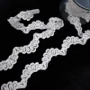 DUAL EDGE BRIDAL CORDED LACE WHITE