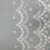 CHIFFON BORDER-CORD CREAM