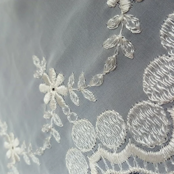 CHIFFON EMBROIDERY-IVORY