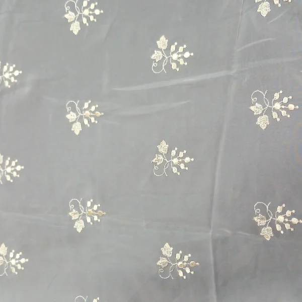 CHIFFON EMBROIDERY NUDE