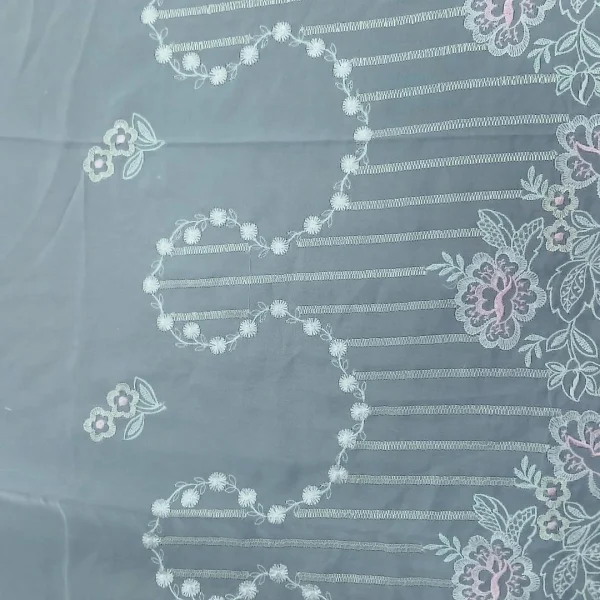 CHIFFON EMBROIDERY IVORY