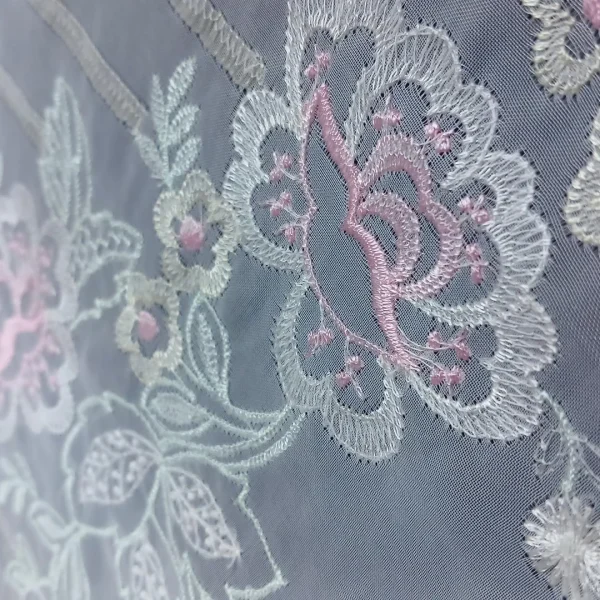 CHIFFON EMBROIDERY IVORY