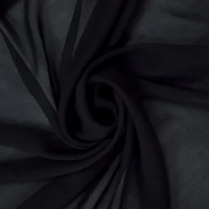CHIFFON HAMMERED  BLK