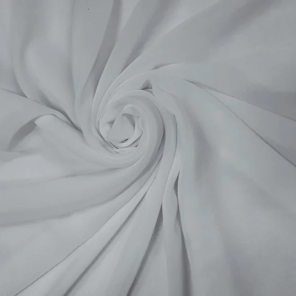 CHIFFON HAMMERED WHITE