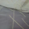 CHIFFON EMBORIDERED METALIC IVORY