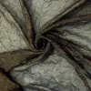 CHIFFON SILKY NAILED FOILED BLACK
