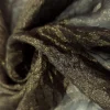 CHIFFON SILKY NAILED FOILED BLACK