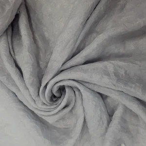 CHIFFON SILKY NAILED FOILED SILVER