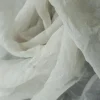 CHIFFON SILKY NAILED FOILED WHITE