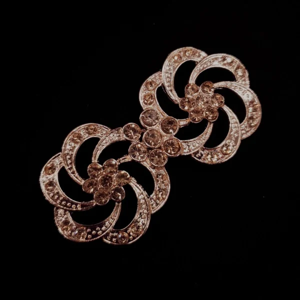 CLASP DIAMANTE ROSE GOLD