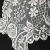 COLLAR ORGANZA BEADED WHITE (612425)