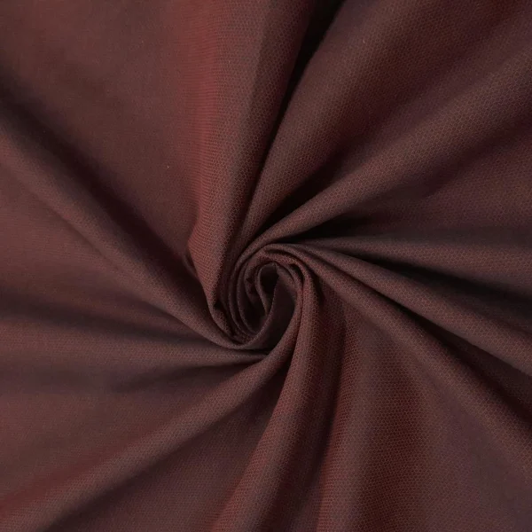 COTTON POLYESTER DOBBY CHERRY RED