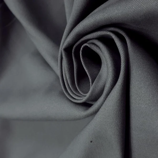 COTTON SPANDEX TWILL STR GRAY