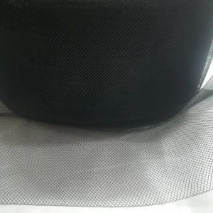 CRINOLINE 10CM STIFF  BLK