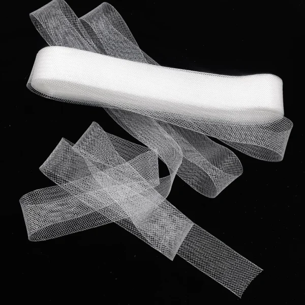 CRINOLINE 4CM STIFF1 TRANSPARENT