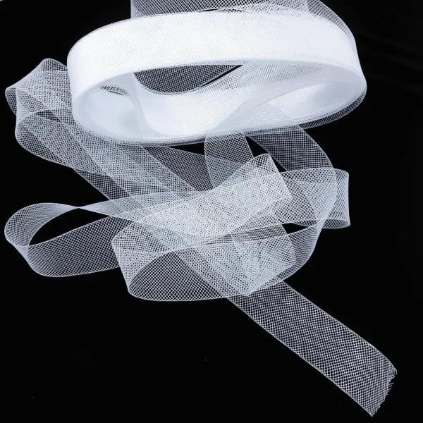 CRINOLINE 4CM STIFF1 WHITE