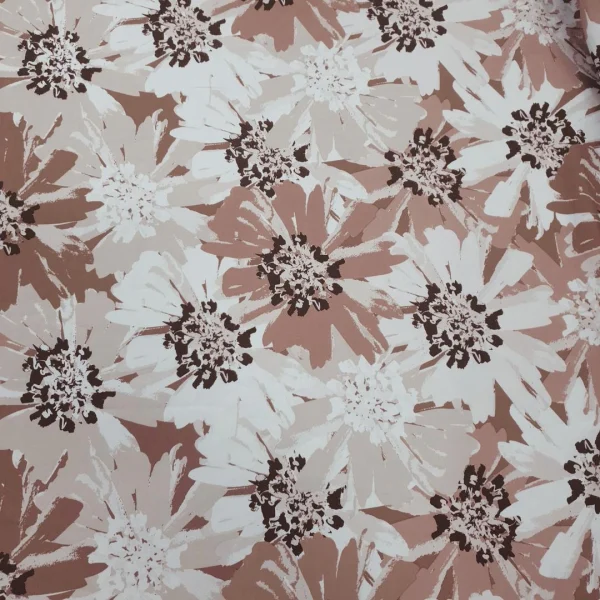 PRINTED CREPE AIR-FLOW BOHEMIAN BLOOM ORANGE