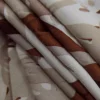 PRINTED CREPE AIR-FLOW  FLORAL BROWN BEIGE