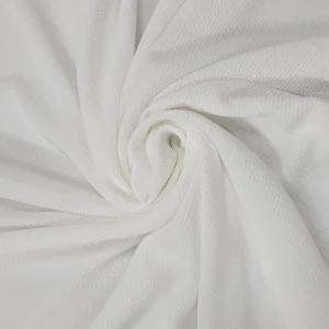 STRETCH CUBIC CREPE GEORGETTE MILK