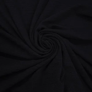 CREPE CREASE BUBBLE KNIT BLACK