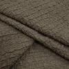CREPE CREASED BUBBLE KNIT TAUPE