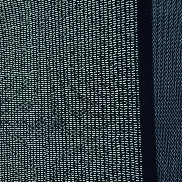 CREPE PRINTS BORDER NAVY and IVORY