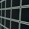 CREPE STRECH TARTAN(L)- BLACK  and  WHITE