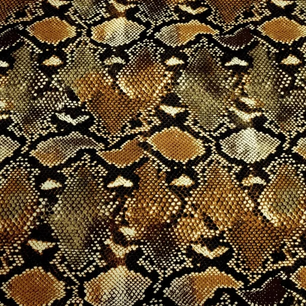 CREPE PRINTED BUBBLE SNAKESKIN GOLD