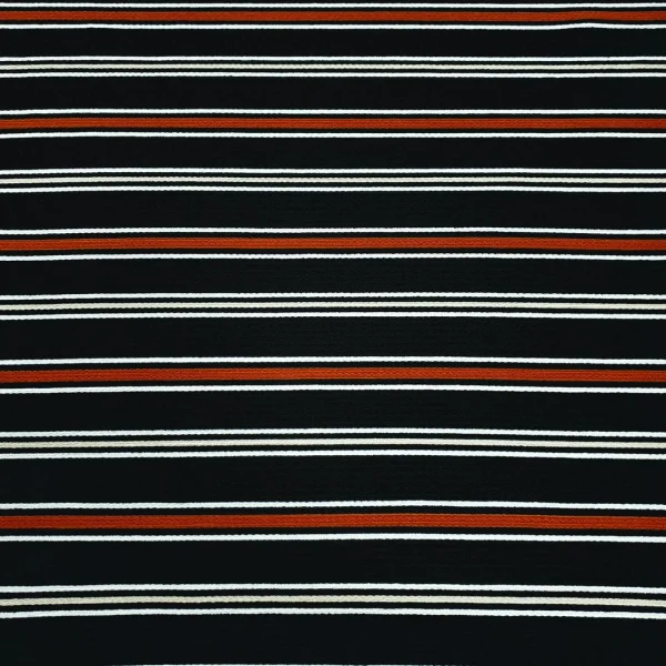 CREPE PRINTED BUBBLE STRIPE BLACK