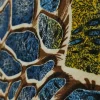CREPE PRINTS MELANGE CRACK.BLUE