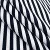 CREPE PRINTS MELANGE STRIPE WHITE n BLACK