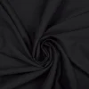 CREPE SELF-STRIPE BLACK