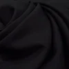 CREPE SELF-STRIPE BLACK