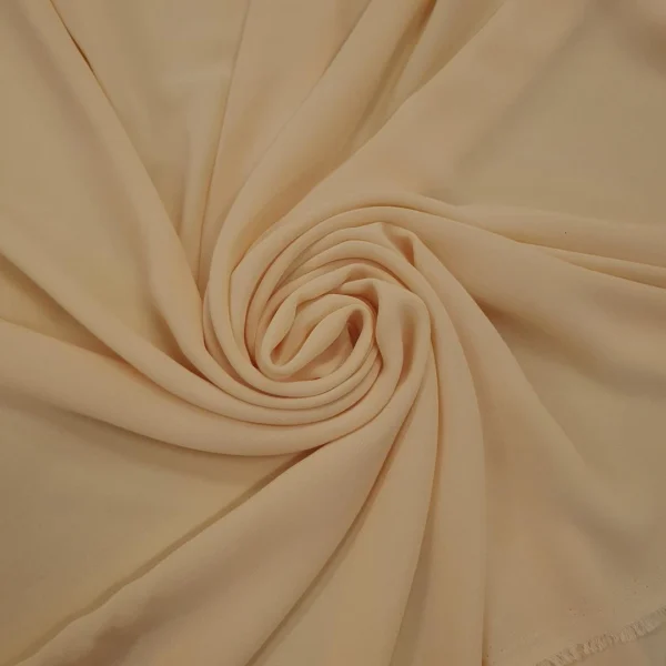 STRETCH CREPE-CHIFFON BUTTERCUP