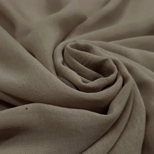 STRETCH CREPE-CHIFFON BEIGE