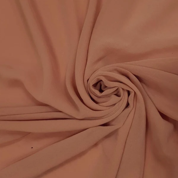 STRETCH CREPE-CHIFFON CINNAMON