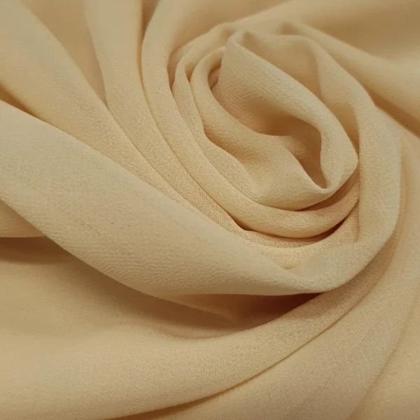 STRETCH CREPE-CHIFFON  LIGHT LEMON